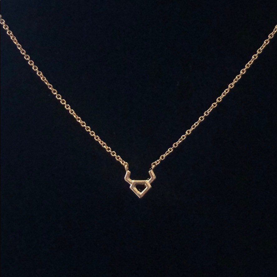Taurus Horoscope Pendant Necklace 14k Gold Taurus Horoscope Pendant Necklace 14k Gold